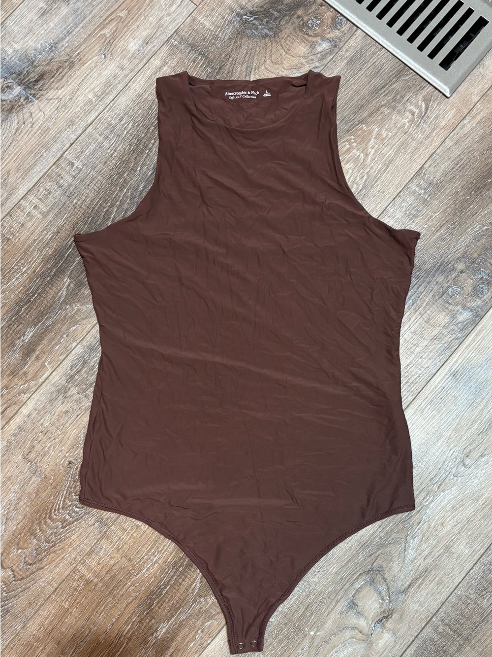 Abercrombie Fitch Soft A&F collection women’s Large bodysuit thong snap closure